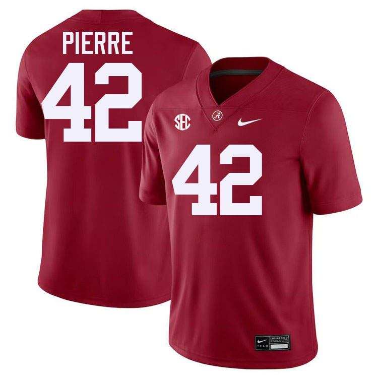 #42 Yhonzae Pierre Alabama Jersey,University Of Alabama Crimson Tide Football Jersey,Uniforms-Crimso
